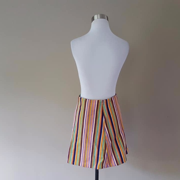 Skirt Striped Size 3-4 Small Back Zipper - Picture 7 of 8